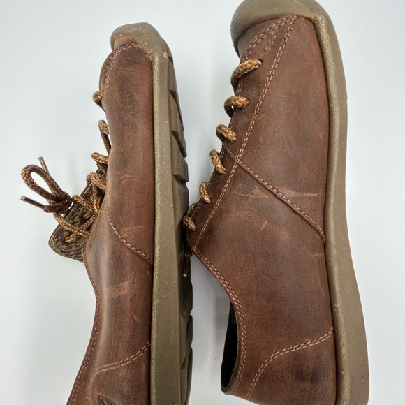 Keen Lace Up Shoes Leather Oxford Brown Womens Size 8.5 Sneakers - Picture 7 of 7